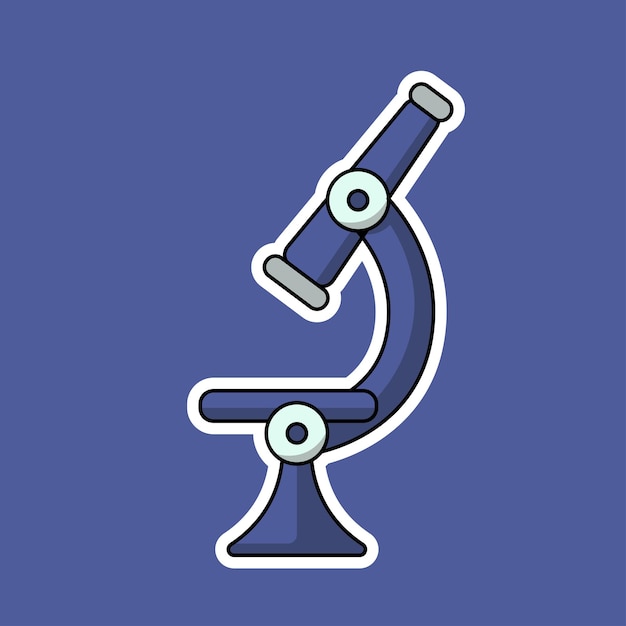 Ilustrasi vektor mikroskop sederhana dalam gaya datar Ilustrasi vektor mikroskop sederhana dalam gaya datar Ilustrasi vektor mikroskop sederhana dalam gaya datar