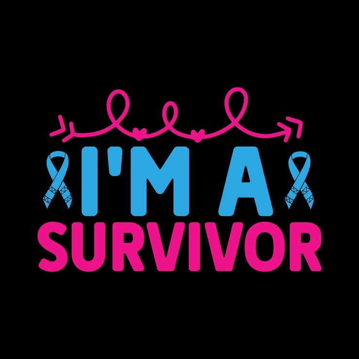 Im una sobreviviente de cáncer de mama Conciencia de las citas de cáncer Sobreviviente del cáncer