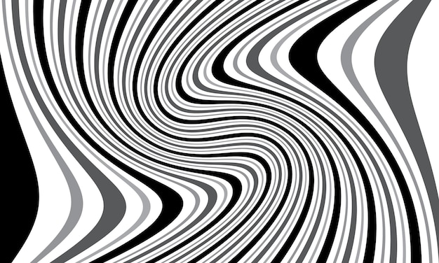 una imagen abstracta en blanco y negro de una espiral
