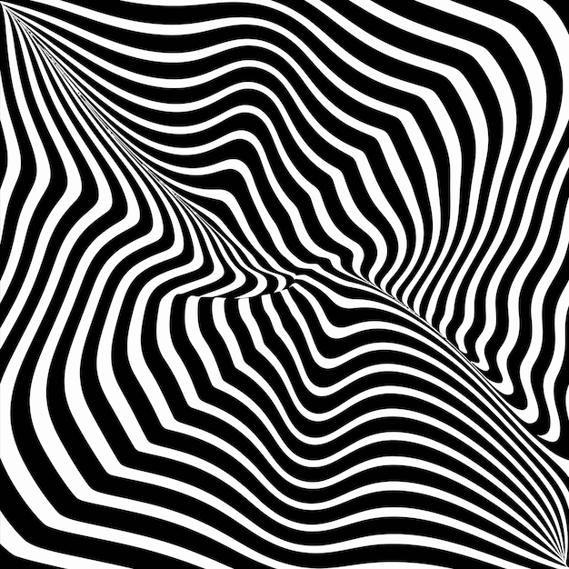 una imagen abstracta en blanco y negro de un patrón abstracto en negro y blanco