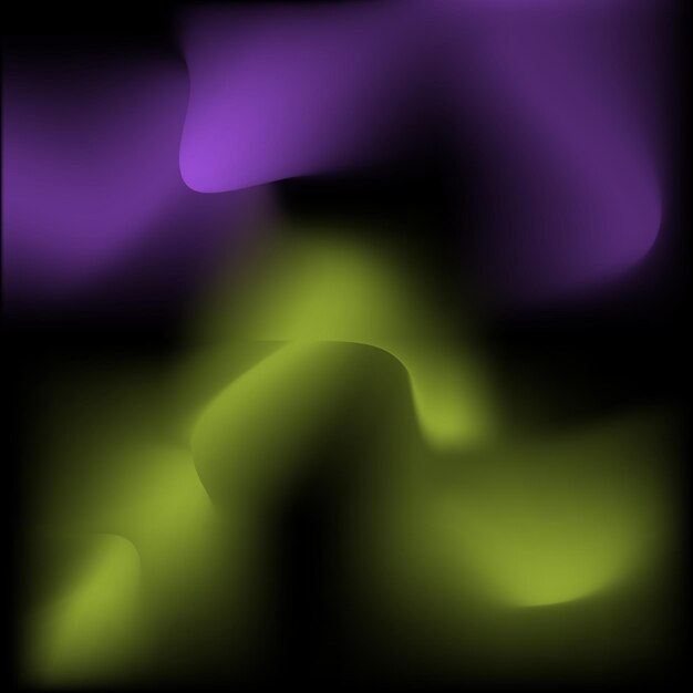 Vector una imagen abstracta púrpura y verde de una persona en un fondo de color verde y púrpura