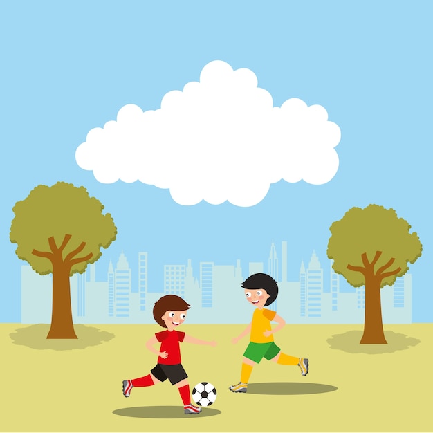Imagen de actividad deportiva para niños
