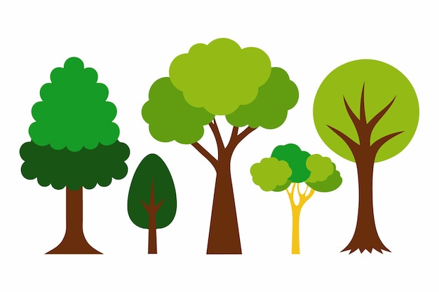 una imagen de un árbol con diferentes colores y la palabra árboles