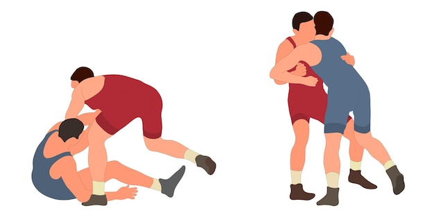 Imagen de atletas luchadores en lucha libre luchando lucha grecorromana lucha libre luchando luchando grappling