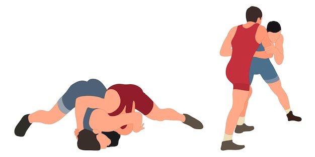 Imagen de atletas luchadores en lucha libre luchando lucha grecorromana lucha libre luchando luchando lucha