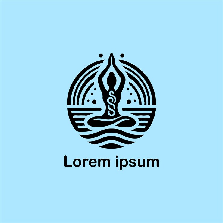 una imagen azul y blanca de una ola y las palabras lg en un fondo azul