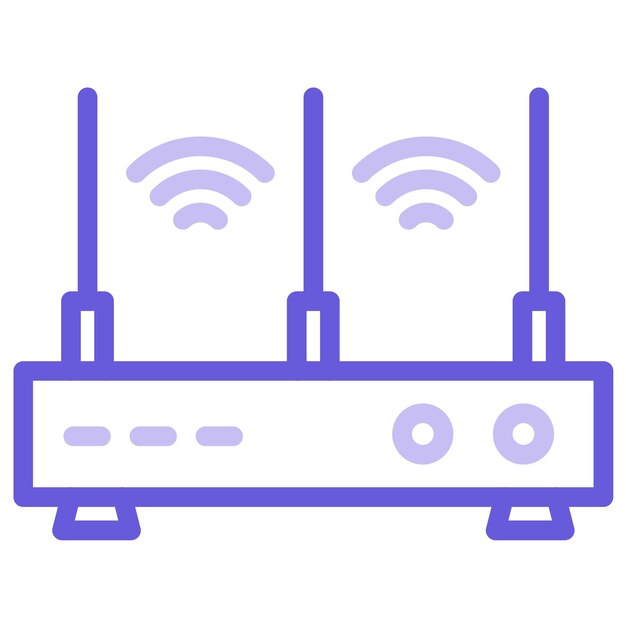 Vector una imagen azul y morada de un sistema con un diseño azul y morado