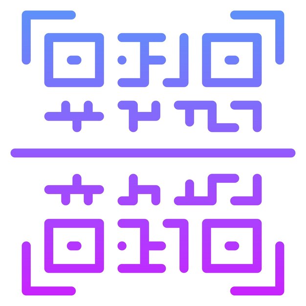 una imagen azul y púrpura de una letra y los números 4 y 3