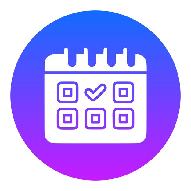 una imagen azul y rosa de un calendario con la palabra " nota " en ella