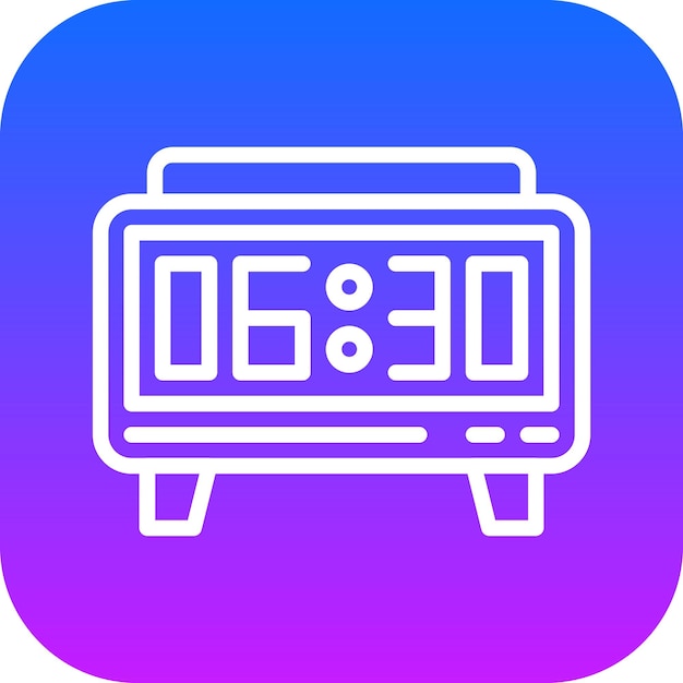 una imagen azul y rosa de un reloj digital con los números 60 y 50