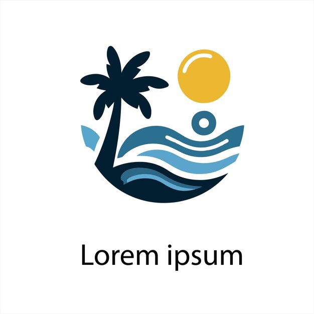 una imagen de un barco con una palmera y la palabra " lg " en ella