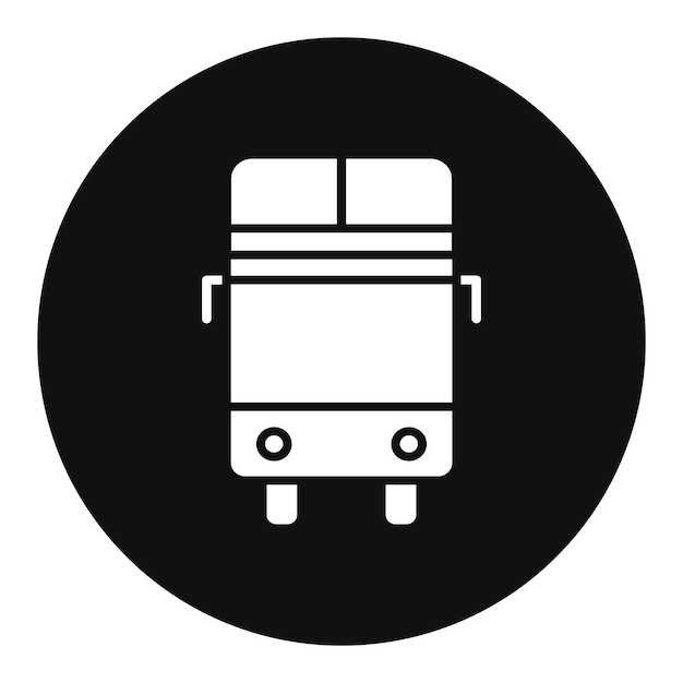 una imagen en blanco y negro de un autobús con una imagen de un autobuses en él