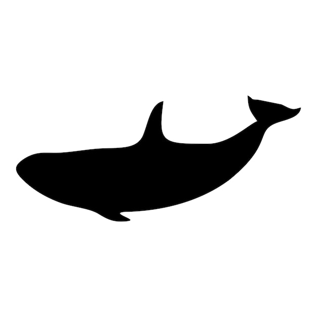 una imagen en blanco y negro de una ballena que tiene la palabra ballena en él