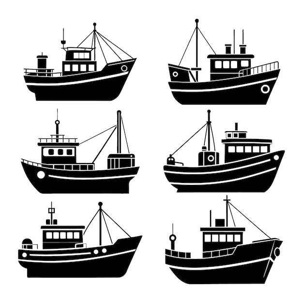 una imagen en blanco y negro de un barco con una imagen en negro y blanco de un barco