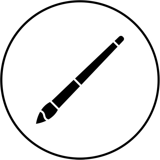 una imagen en blanco y negro de un bolígrafo con un fondo blanco