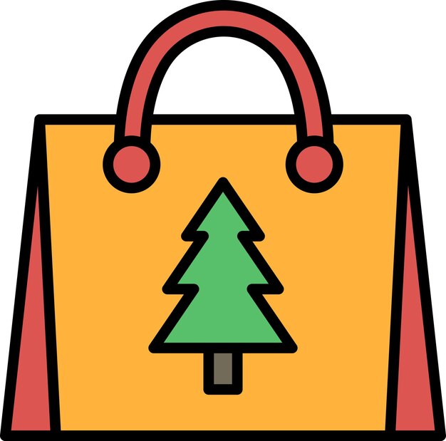 imagen en blanco y negro de una bolsa de compras con un árbol en ella