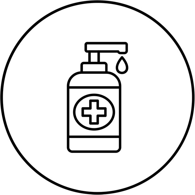 una imagen en blanco y negro de una botella de medicina médica
