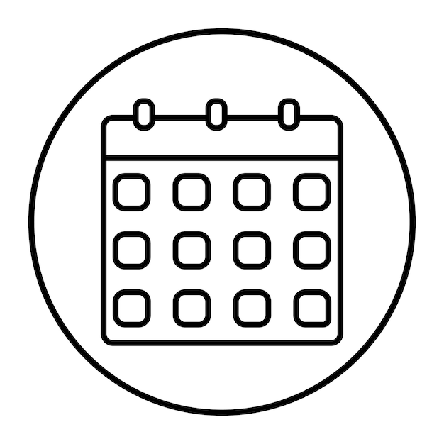 una imagen en blanco y negro de un calendario con la fecha de marzo