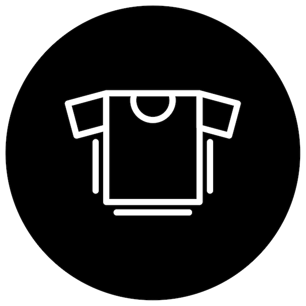 una imagen en blanco y negro de una camiseta con una camisetta en ella