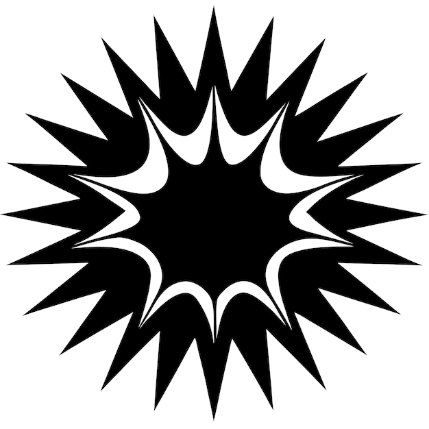 una imagen en blanco y negro de un círculo con la palabra cita en él