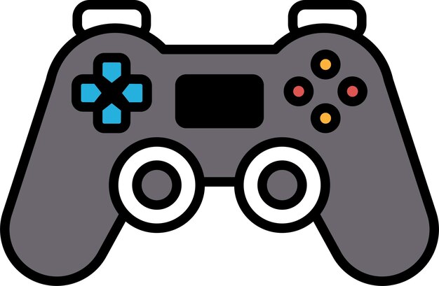 Una imagen en blanco y negro de un controlador de videojuego
