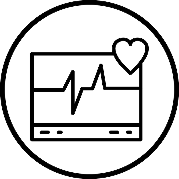 una imagen en blanco y negro de un corazón con un corazón en él