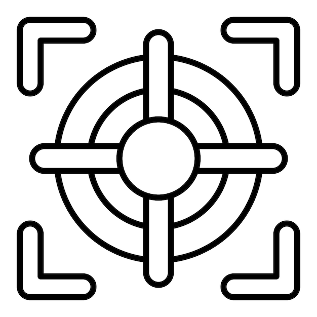 una imagen en blanco y negro de una cruz y un símbolo con un fondo blanco