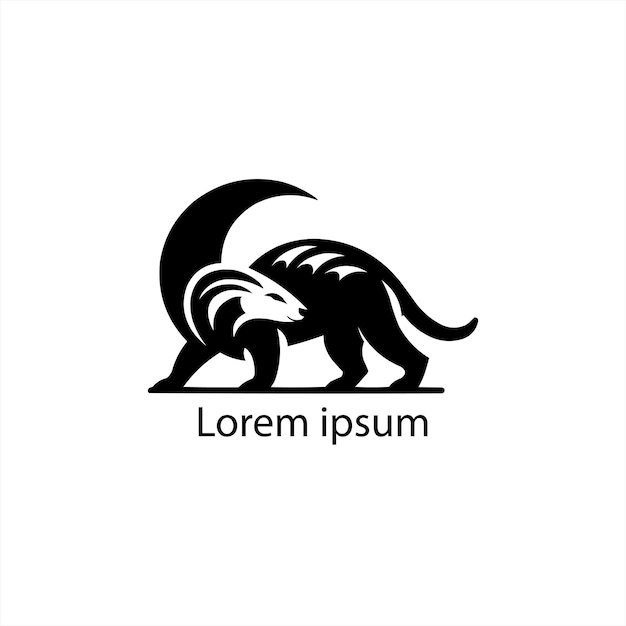 una imagen en blanco y negro de un dinosaurio con las palabras lg - lg