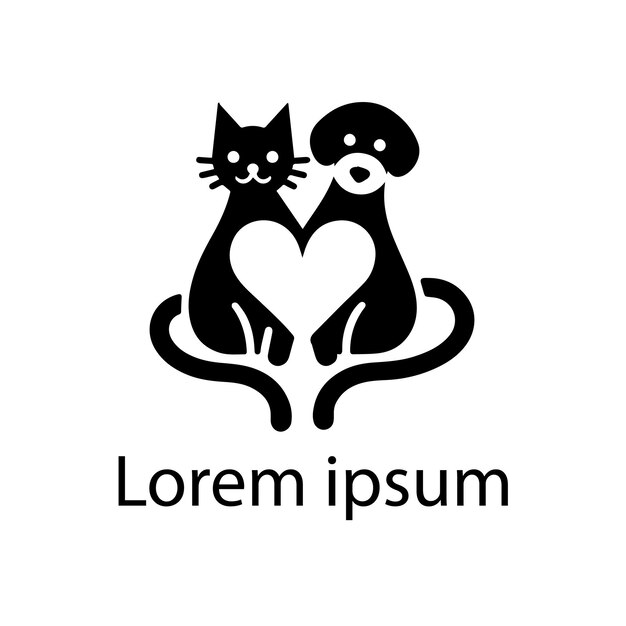 una imagen en blanco y negro de dos gatos y un corazón que dice "veloo"