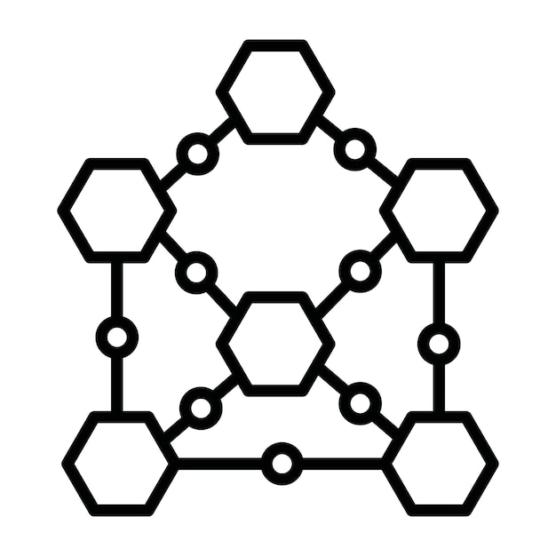 una imagen en blanco y negro de una estructura compleja con las letras r en ella