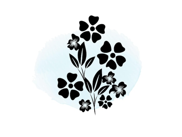 una imagen en blanco y negro de flores con las palabras flores