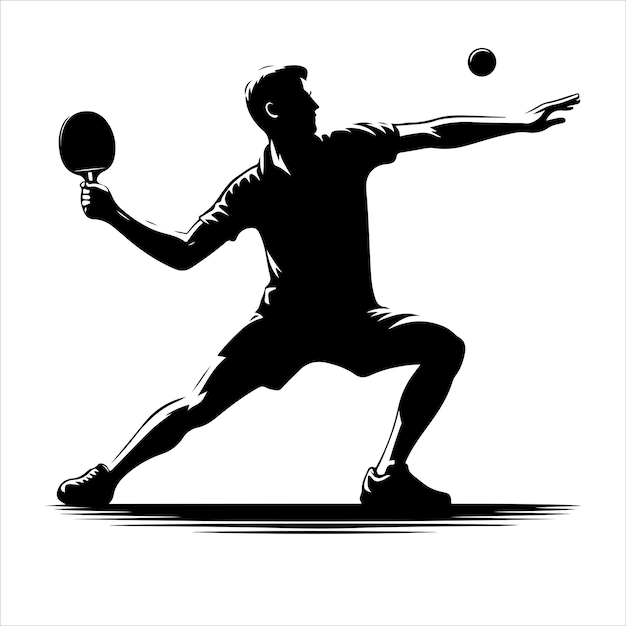 Vector una imagen en blanco y negro de un hombre jugando al baloncesto