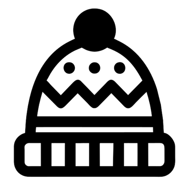 una imagen en blanco y negro de un hombre de nieve con un sombrero en él