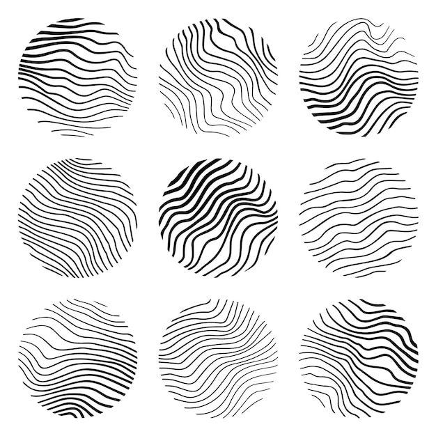 una imagen en blanco y negro de una huella dactilar con líneas negras y un fondo en negro y blanco