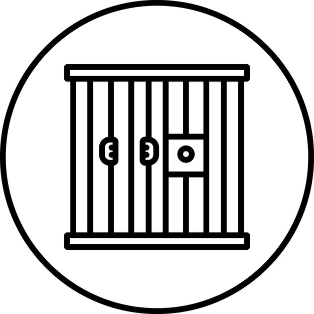 una imagen en blanco y negro de una jaula con las letras don it