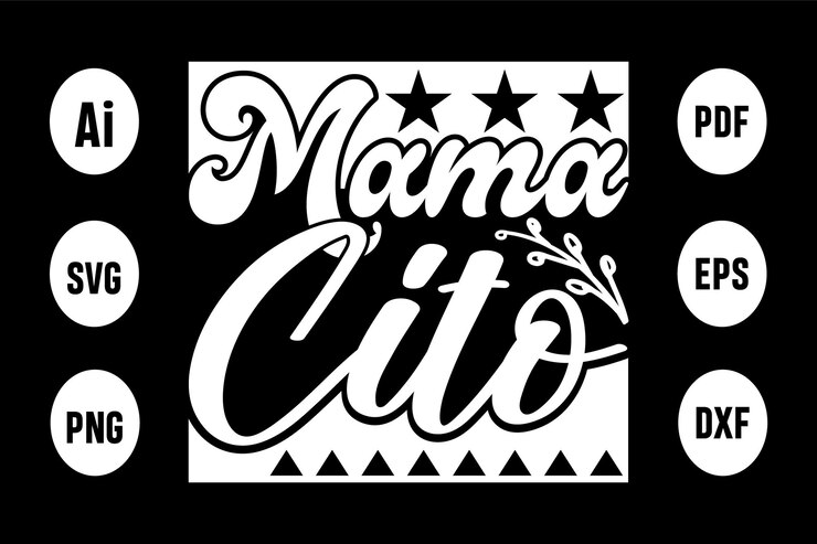 Una imagen en blanco y negro de un logotipo de mamá imo.