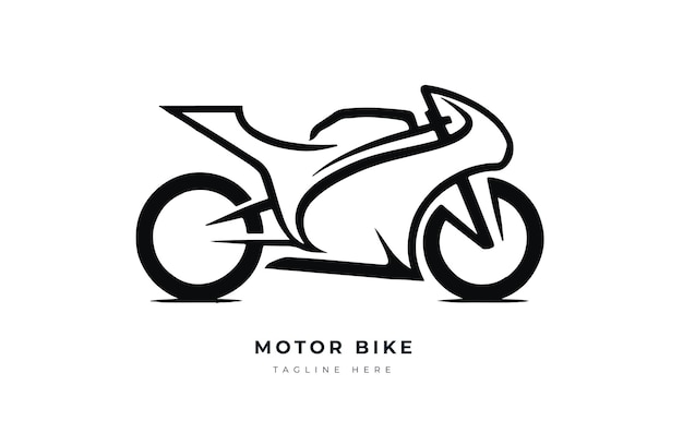 una imagen en blanco y negro de una motocicleta con una imagen de una moto y las palabras motociclista