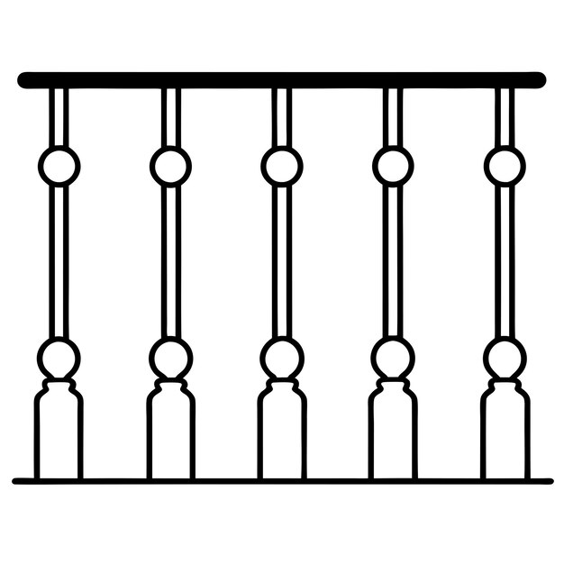 una imagen en blanco y negro de un número de círculos y una línea de círculos
