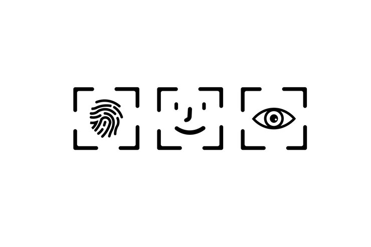 Vector una imagen en blanco y negro de un ojo humano y un símbolo dibujado a mano