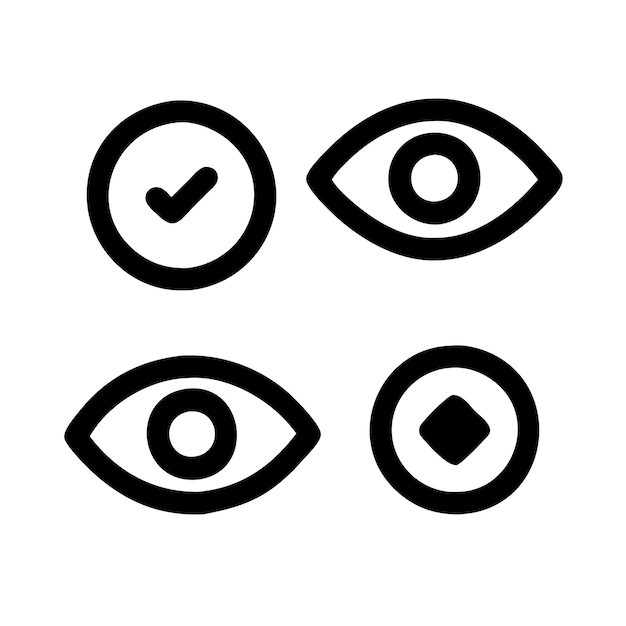 una imagen en blanco y negro de los ojos y el ojo con un fondo en negro y blanco