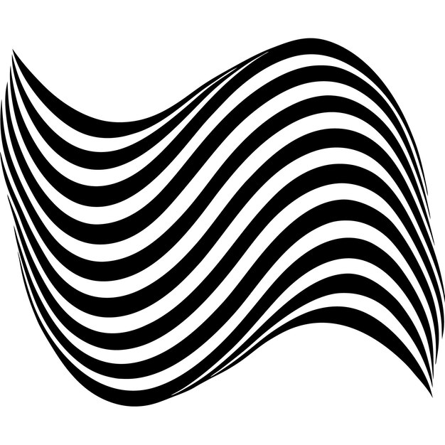 una imagen en blanco y negro de una onda que dice la palabra cita en ella