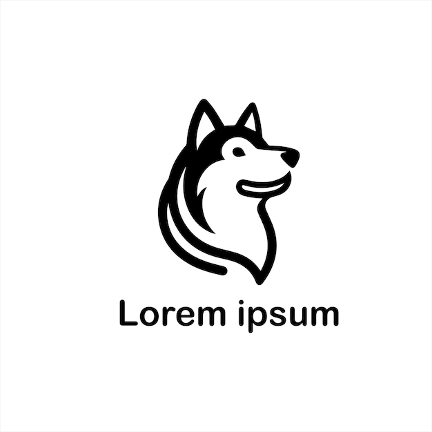 una imagen en blanco y negro de un perro con la palabra lx en él
