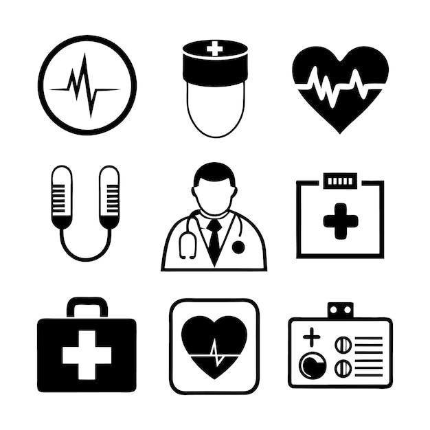 una imagen en blanco y negro de un personal médico y equipos médicos
