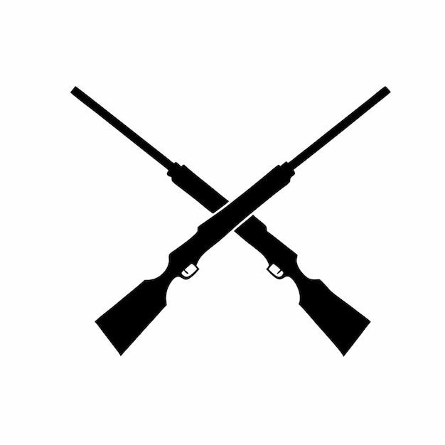 una imagen en blanco y negro de una pistola y un arma