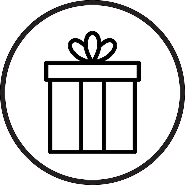 una imagen en blanco y negro de un regalo con una cinta en él
