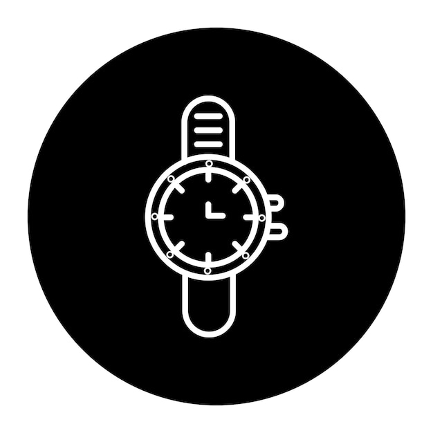 una imagen en blanco y negro de un reloj con una cara blanca y un fondo negro