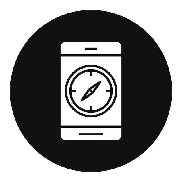 una imagen en blanco y negro de un teléfono celular con un rayo en el centro
