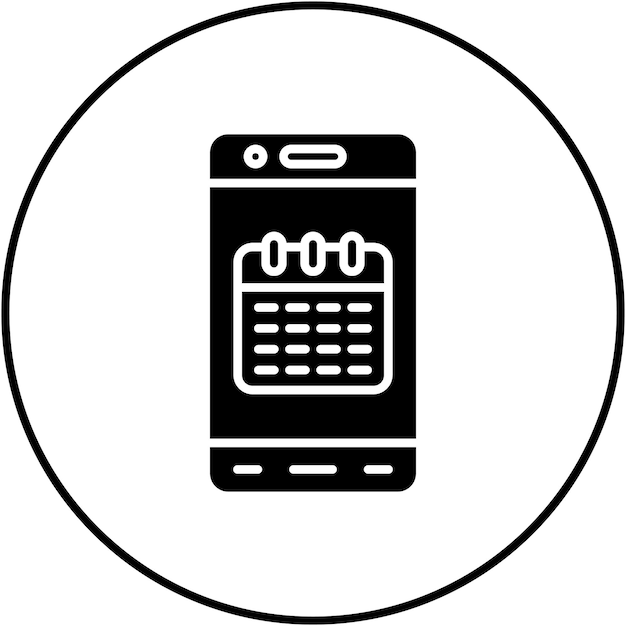 una imagen en blanco y negro de un teléfono con los números 2 y 4 en él