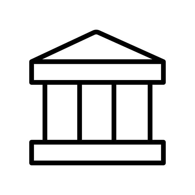 una imagen en blanco y negro de un templo con un fondo blanco