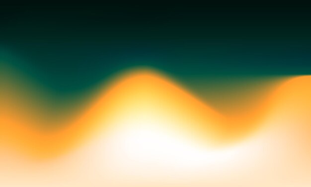 una imagen borrosa de una luz amarilla con un fondo verde para la portada de un cartel o papel tapiz